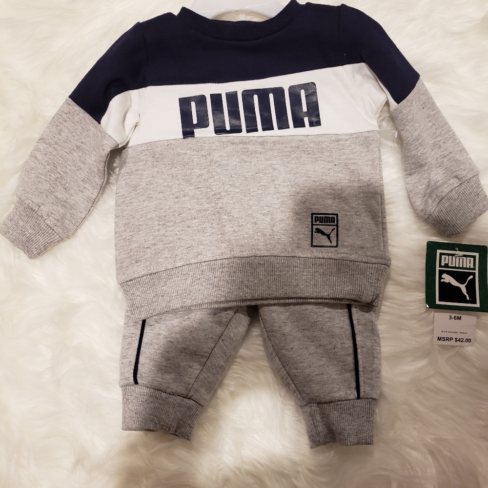 Infant puma sweatsuit
